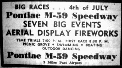 M-59 Speedway - 4TH OF JULY